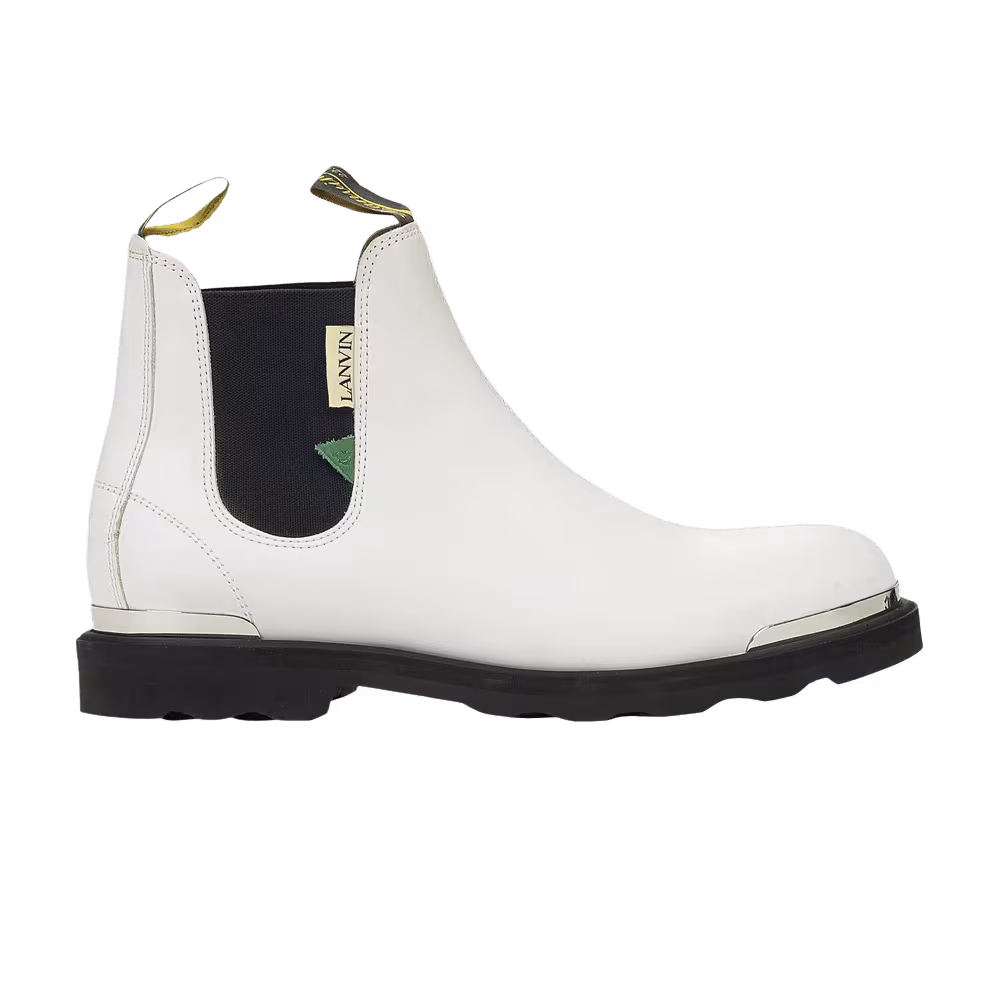 Lanvin Chelsea Boot White