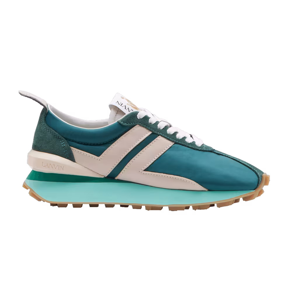Lanvin Women's Bumpr Sneaker Peacock Blue