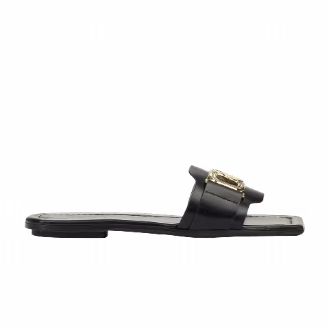 Lanvin Wmns Swan Slide 'Black'