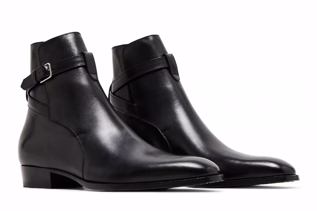 Saint Laurent Wyatt 30 Jodhpur Boot Black, view 9