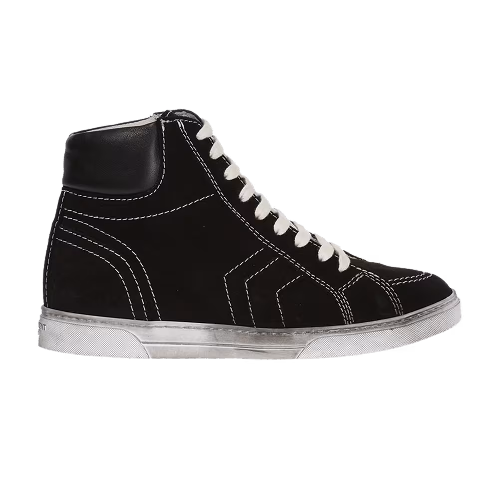 Saint Laurent Joe High Top Sneakers Joe - Black