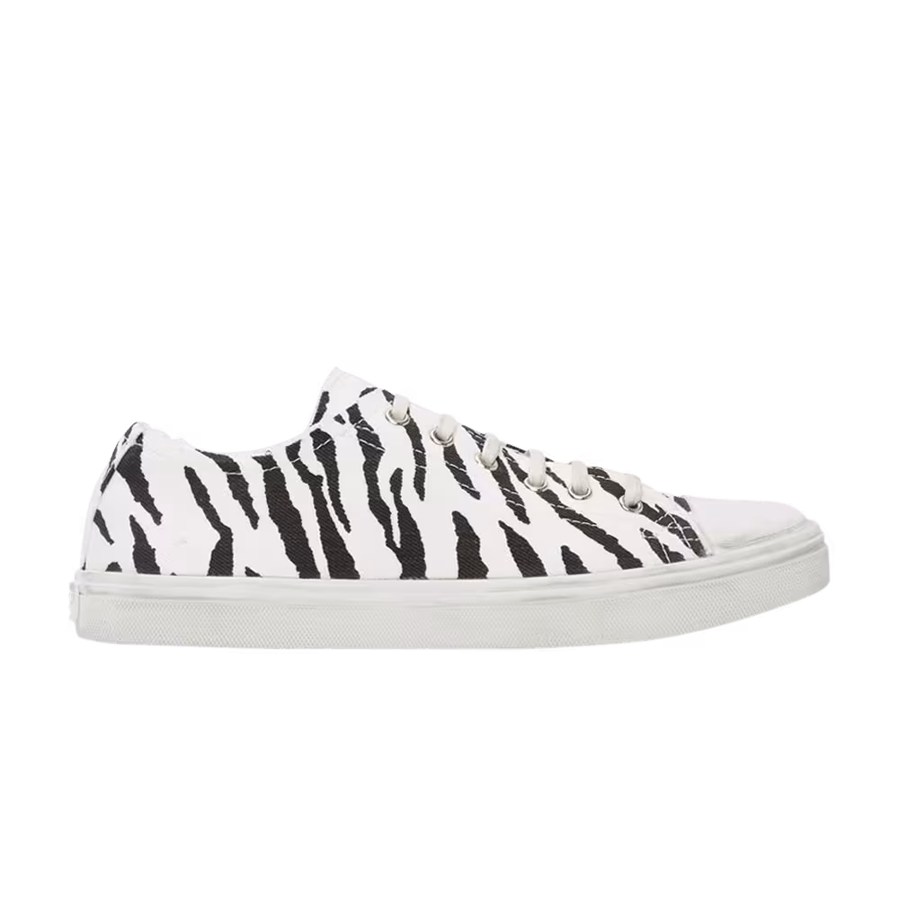 Saint Laurent Bedford Sneaker Zebra Print