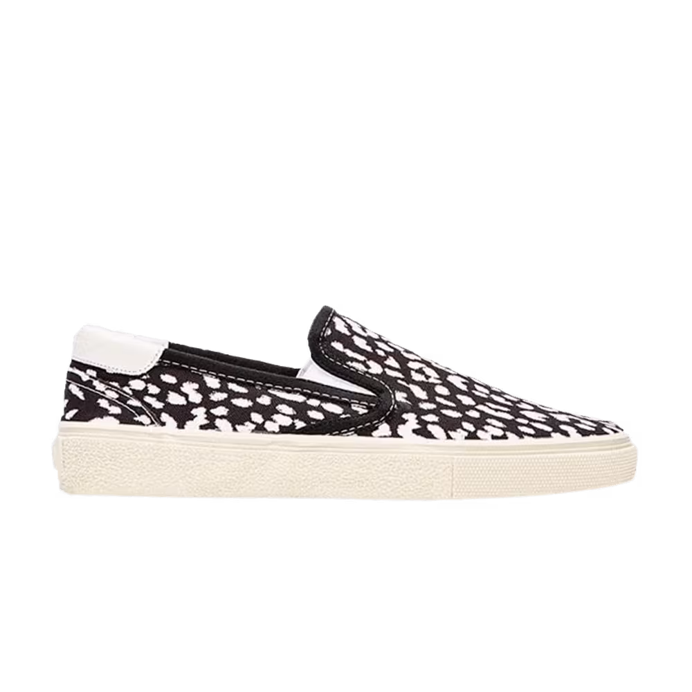 Saint Laurent Skate Slip-On Sneaker Black Leather Babycat