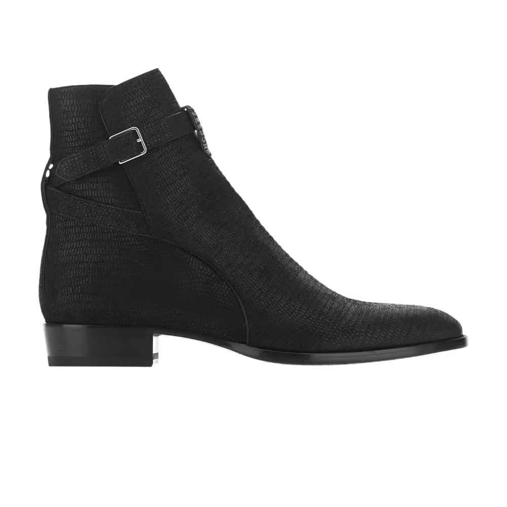 Saint Laurent Wyatt 30 Jodphur Boot Black