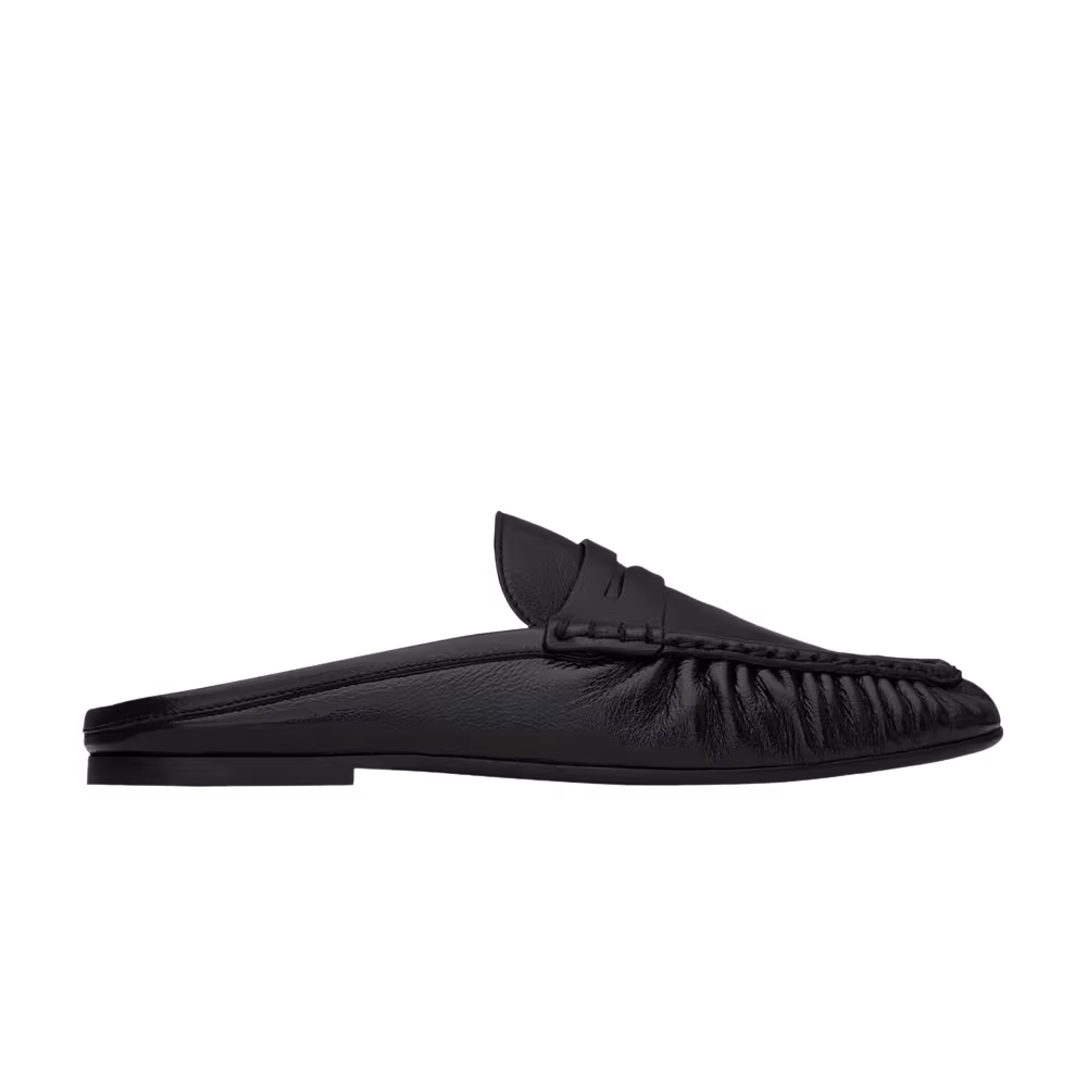 Saint Laurent Le Loafer Penny Mules Black