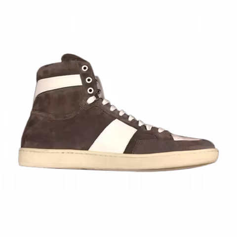 Saint Laurent High Top Sneaker 'Grey Suede'