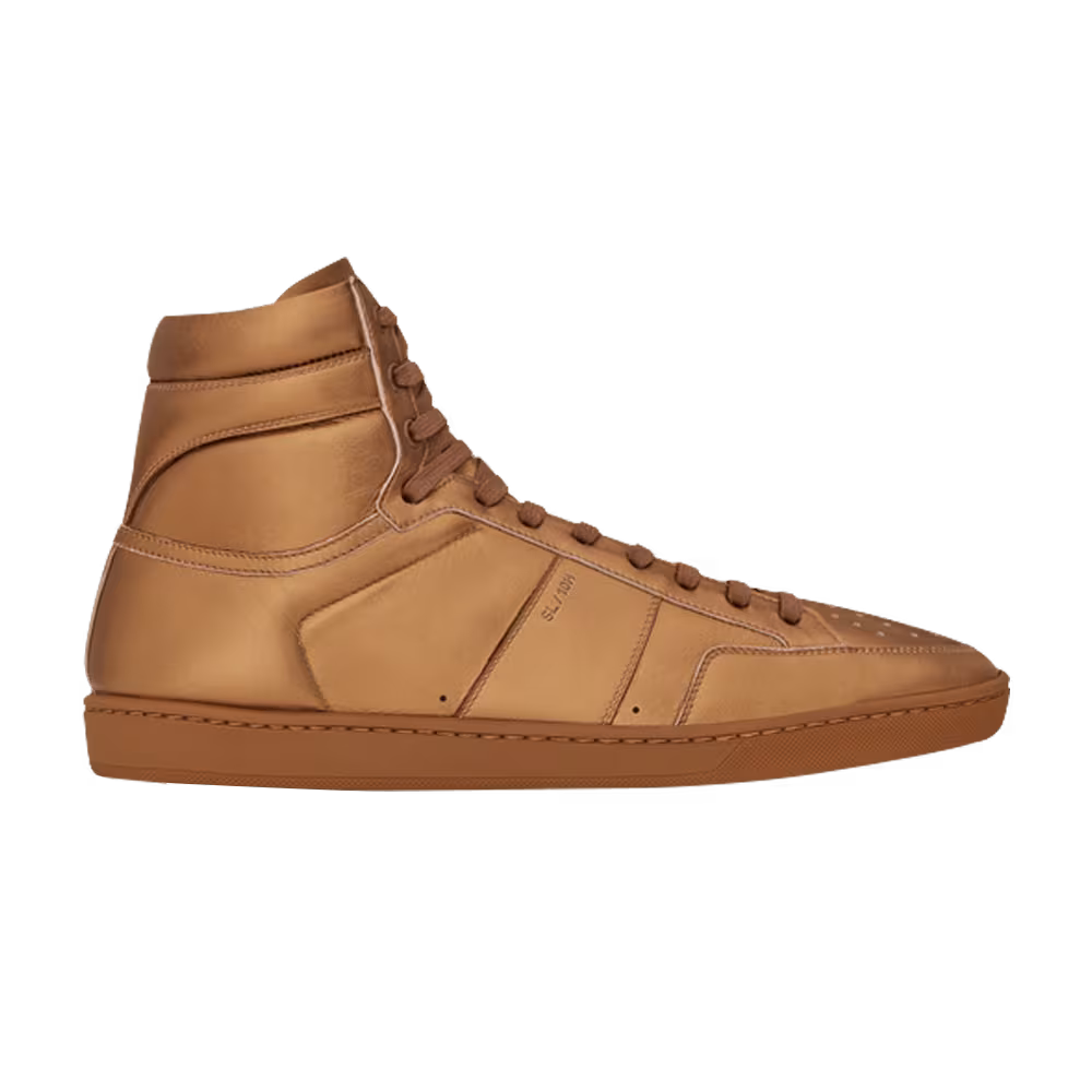 Saint Laurent Signature Court Classic SL/10H High Top Sneaker Gold