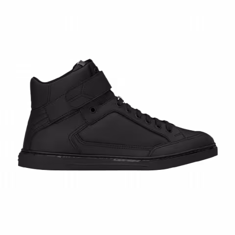 Saint Laurent Max Scratch Mid Top Sneaker 'Black'