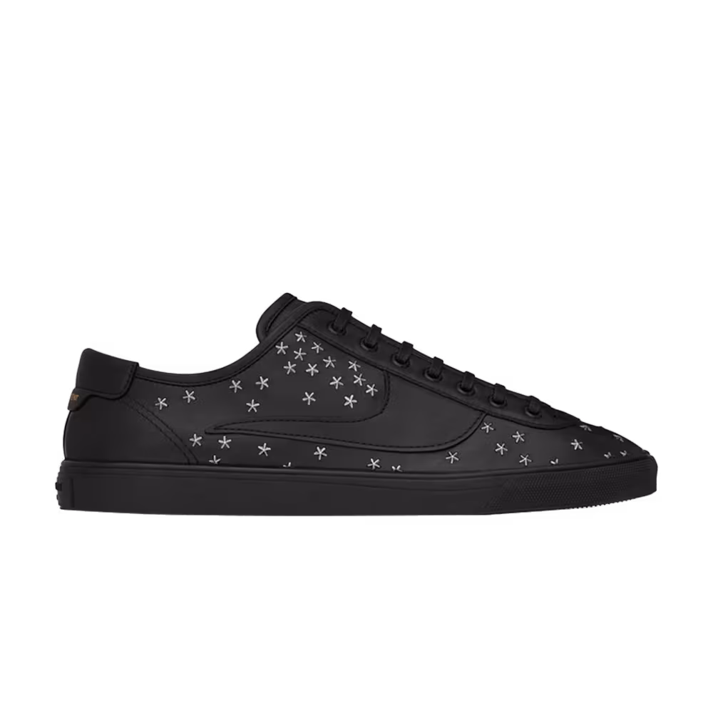 Saint Laurent Andy Low Black Star Studded