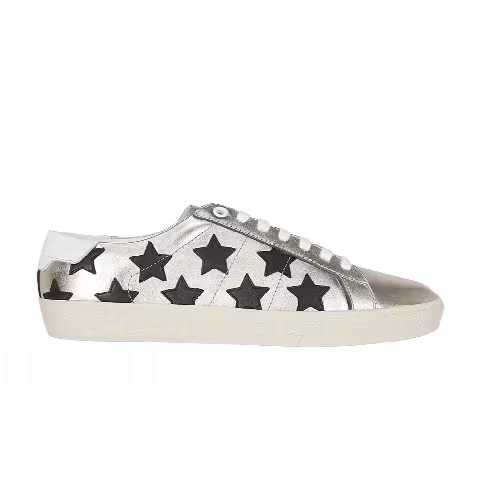 Saint Laurent Wmns Court Classic 'Metallic Silver Star'
