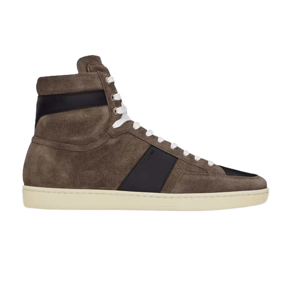 Saint Laurent Signature Court Classic SL/10H High Top Sneaker Clay Suede