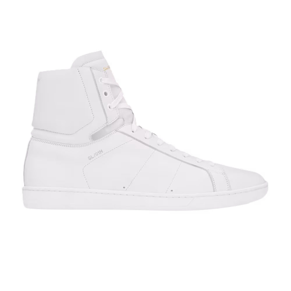 Saint Laurent Signature Court Classic SL/01H High Top Sneaker White