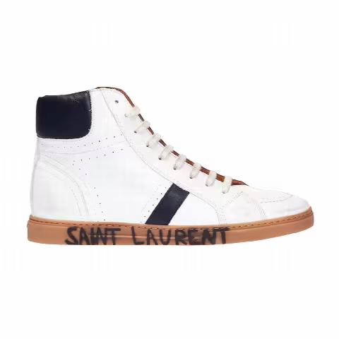 Saint Laurent Joe High 'White Navy'