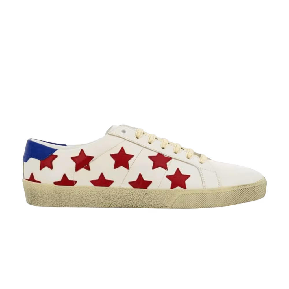 Saint Laurent Court Classic Red Stars