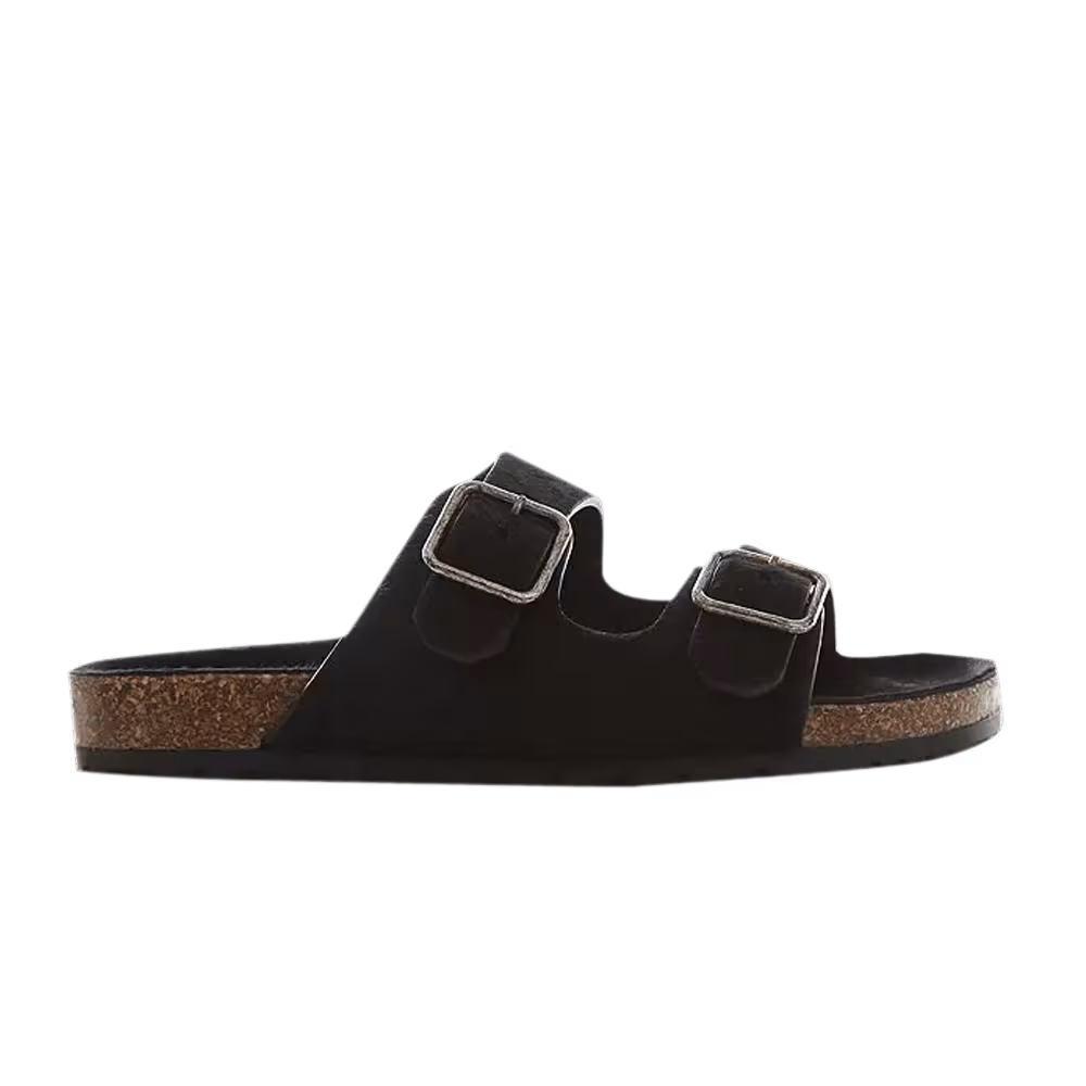 Saint Laurent Jimmy Slide Black Pony