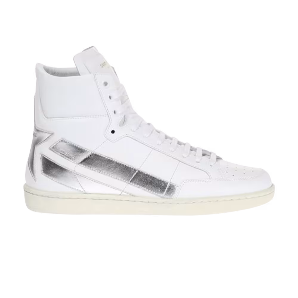 Saint Laurent Court Classic White