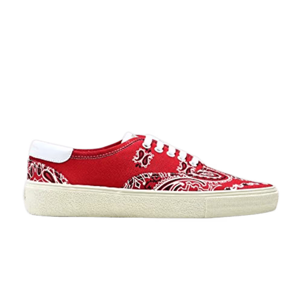 Saint Laurent Low Top Red Bandana