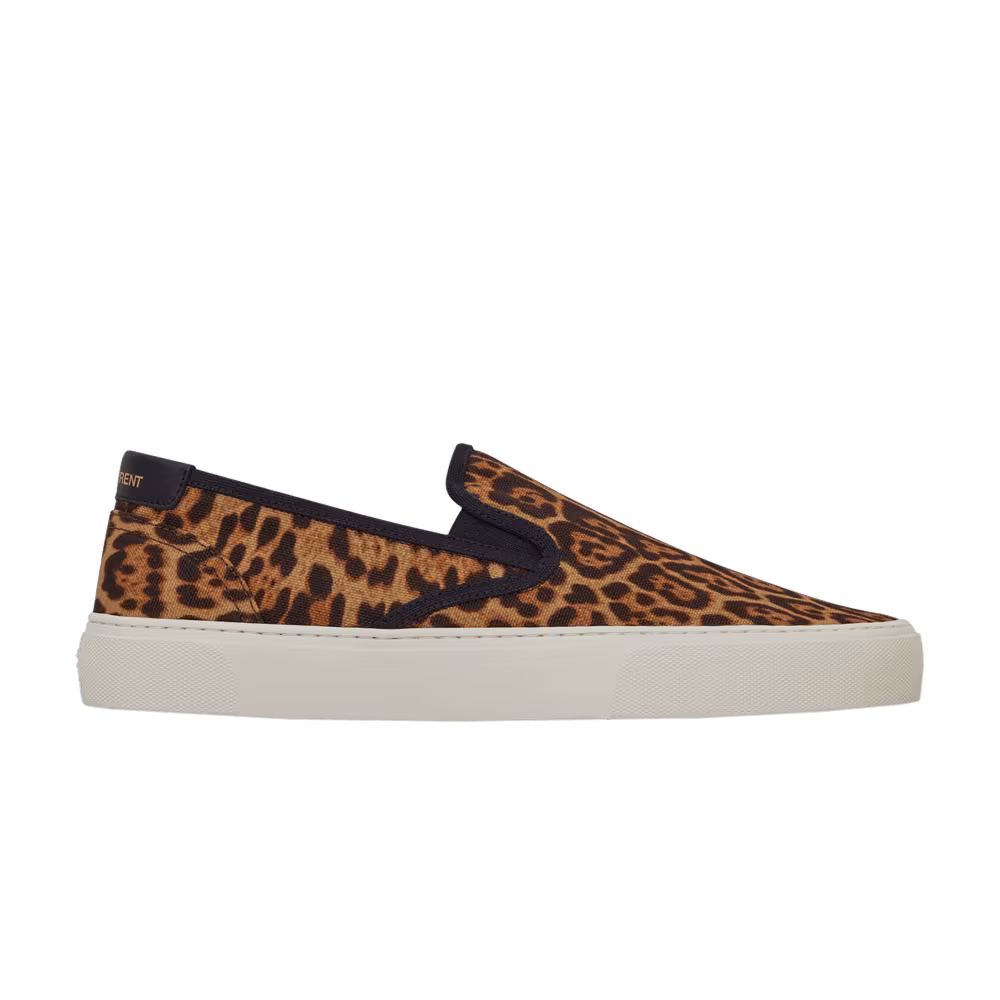 Saint Laurent Venice Slip-On Leopard