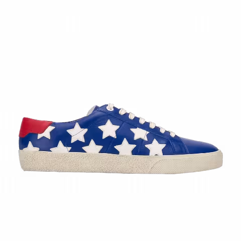 Saint Laurent Court Classic 'White Stars'