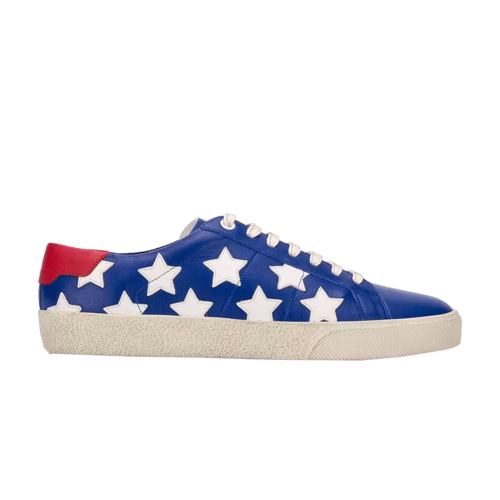 Saint Laurent Court Classic White Stars