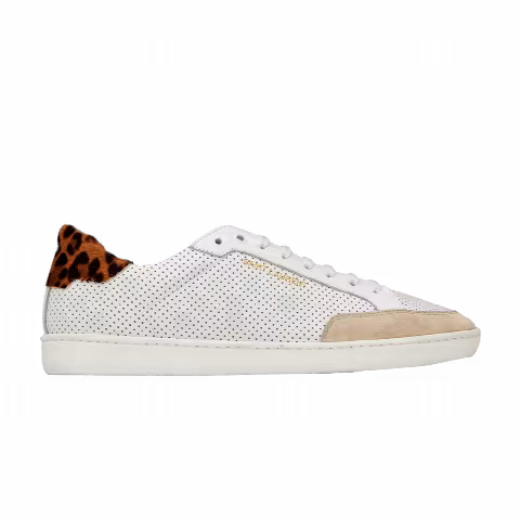 Saint Laurent Court Classic SL-10 'White Leopard'