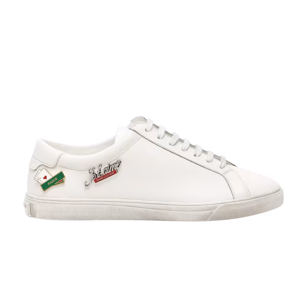 Saint Laurent Women's Andy Sneaker Enamel Pins