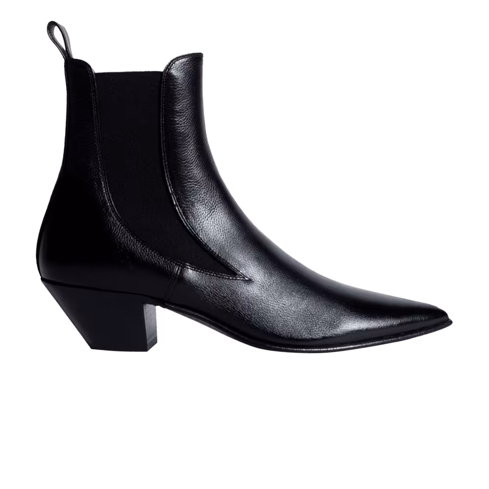 Saint Laurent Ellis Boot Smooth Black