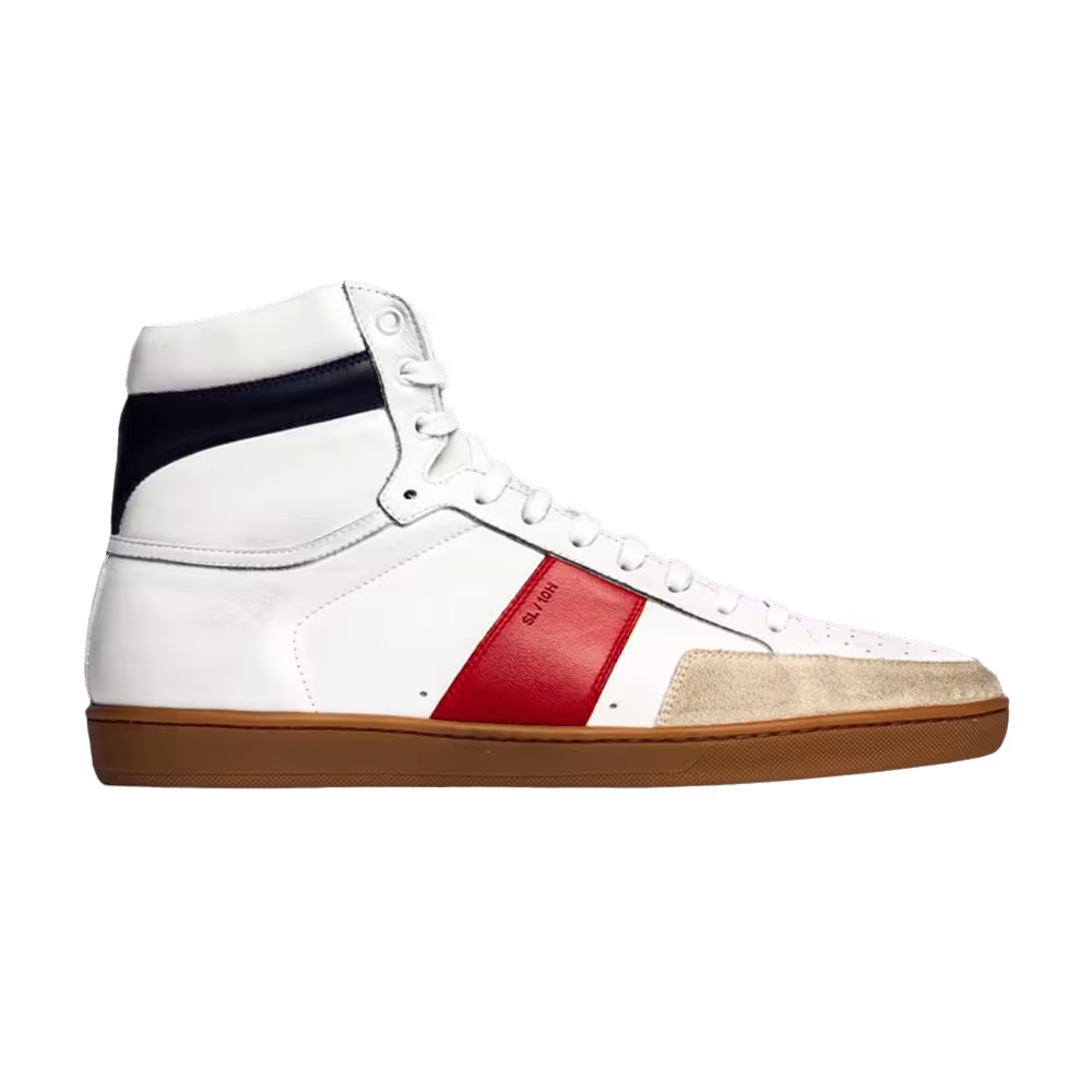 Saint Laurent Signature Court Classic SL/10H High Optic White Blue Red
