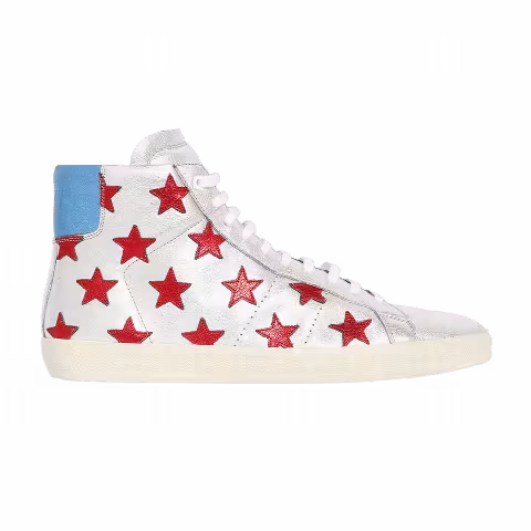 Saint Laurent Court Classic 'White Red'