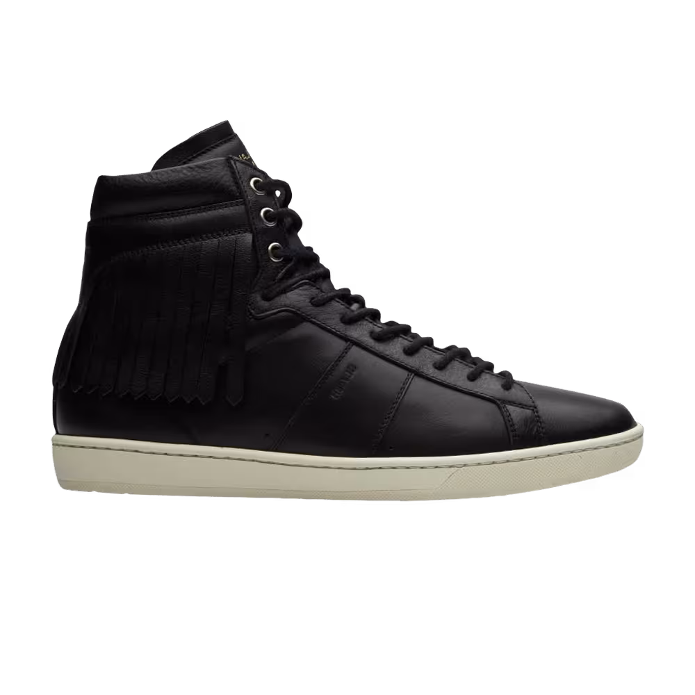Saint Laurent SL-18 Fringe High Black