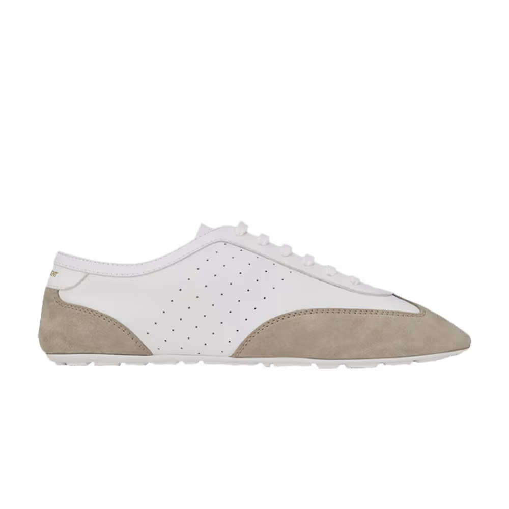 Saint Laurent Lou Low Top Sneaker White Grey