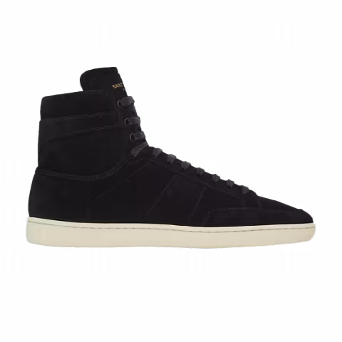 Saint Laurent Signature Court Classic SL/10H High Top Sneaker 'Black Suede'