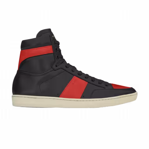 Saint Laurent Signature Court Classic High Top Sneaker 'Red'