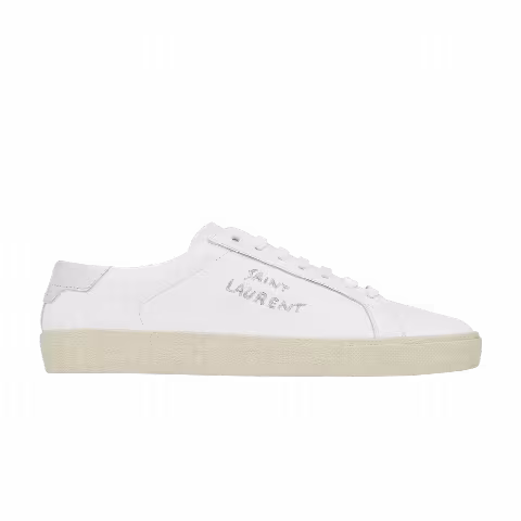 Saint Laurent Court Classic SL/06 Embroidered Sneakers 'White'