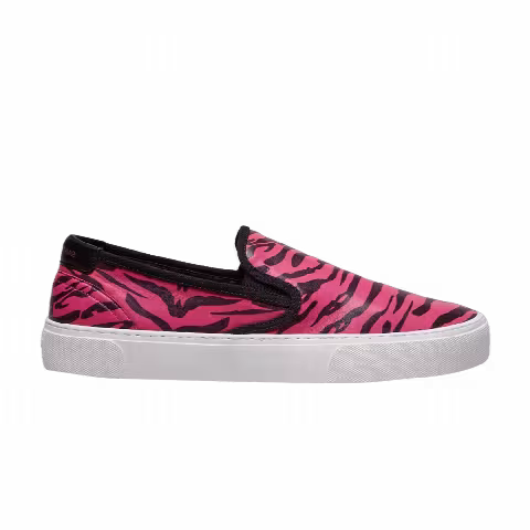 Saint Laurent Venice Slip-On 'Zebra Stripes - Fuchsia'