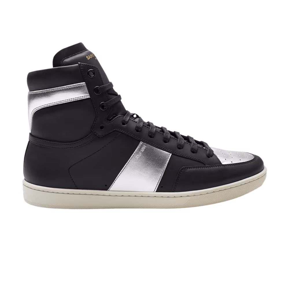 Saint Laurent SL-10 High Black Silver
