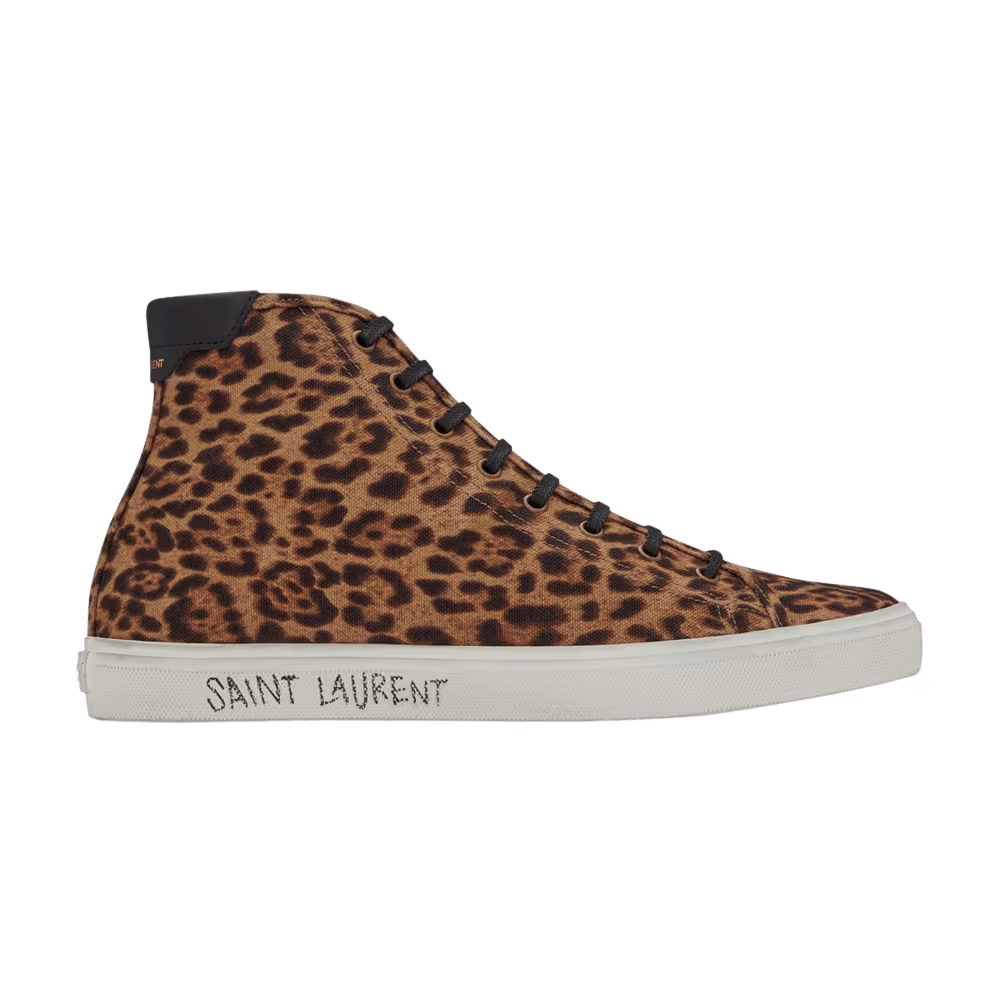 Saint Laurent Malibu Mid Leopard Print