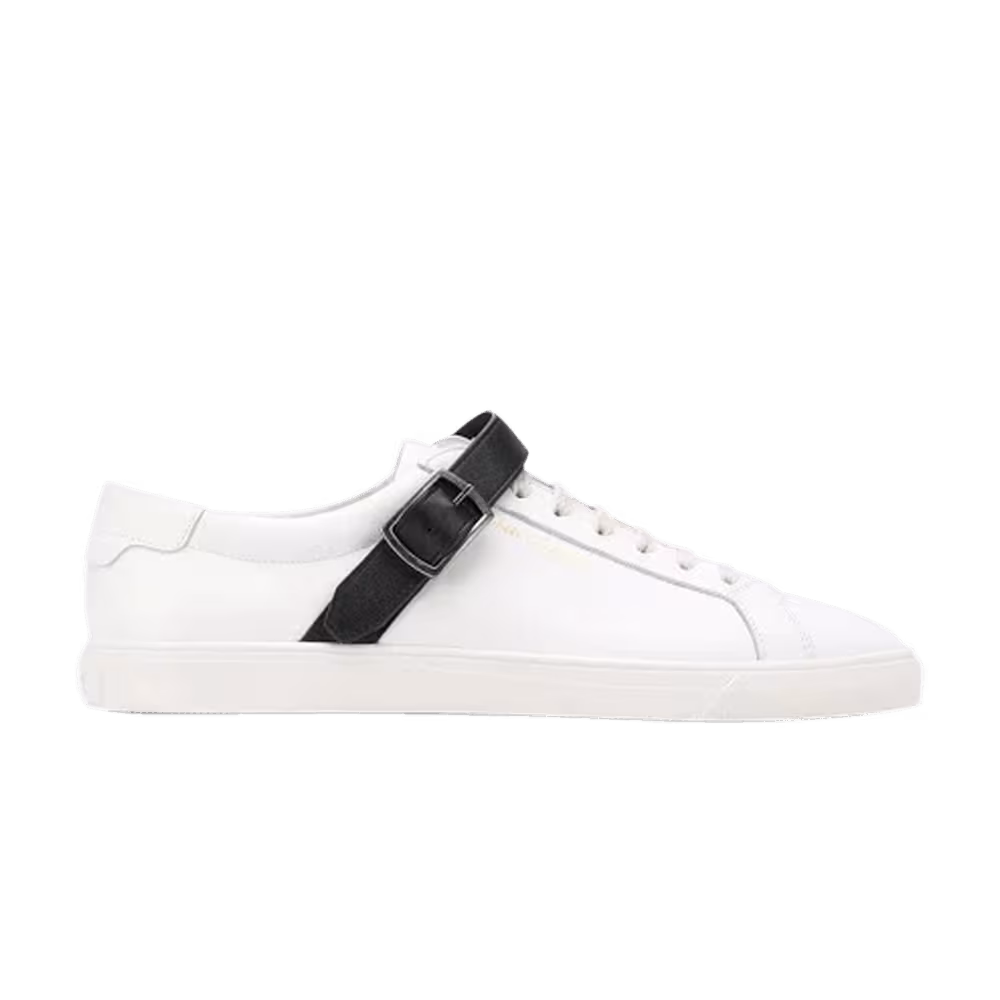 Saint Laurent Andy Brooklyn Buckle White