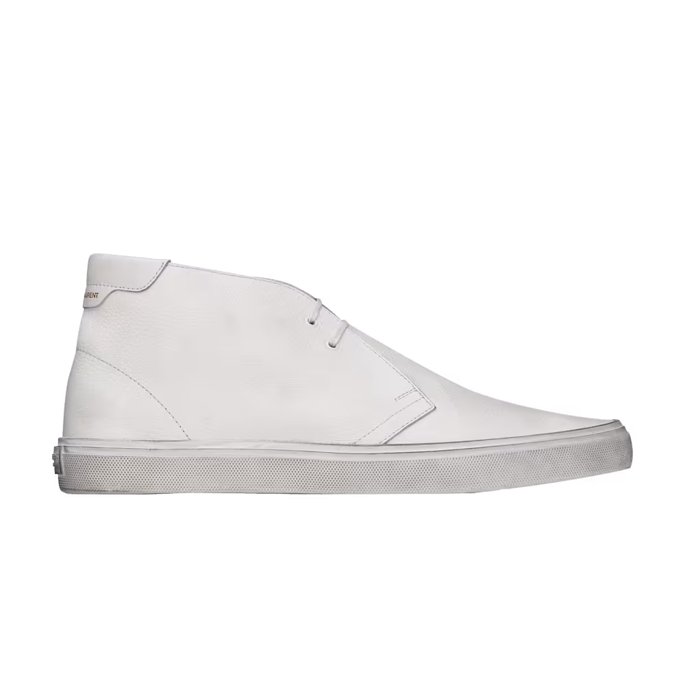 Saint Laurent Ace Mid Optic White