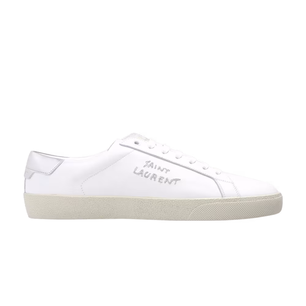 Saint Laurent Women's Court Classic SL/06 Optic White Argent