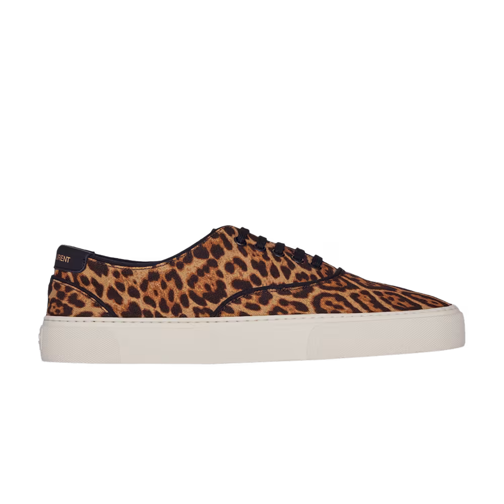 Saint Laurent Venice Low Leopard