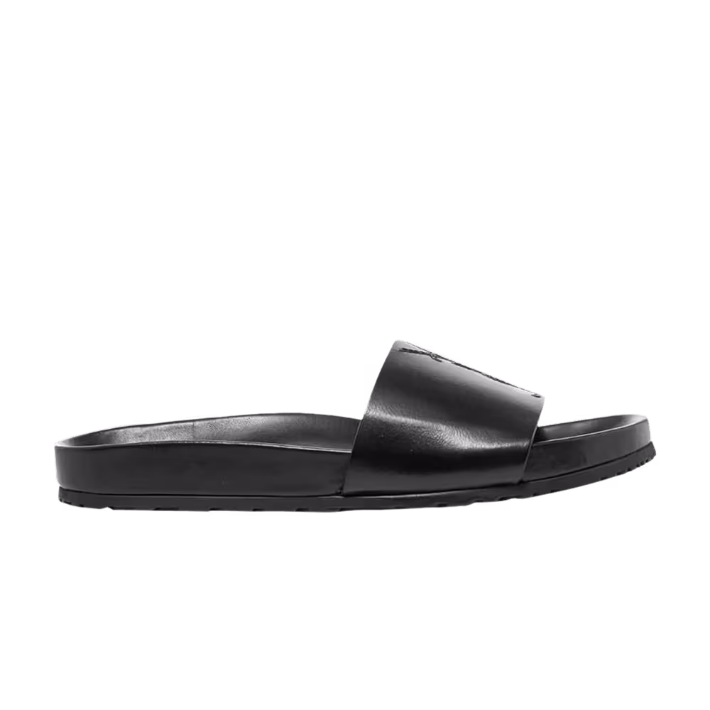 Saint Laurent Monogram Slide Black