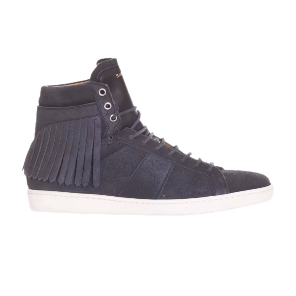 Saint Laurent SL-18 Fringe High Black