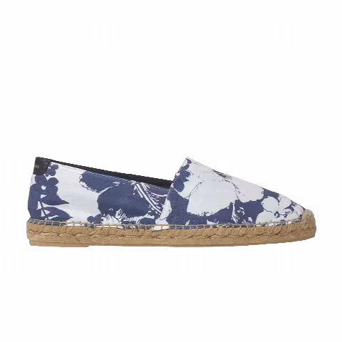 Saint Laurent Espadrille 'Hibiscus Print Canvas'