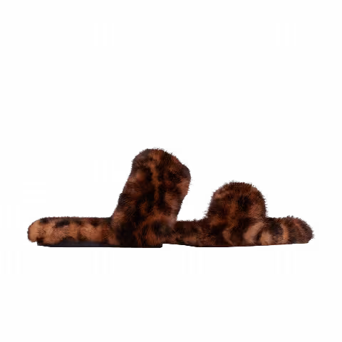 Saint Laurent Wmns Bleach Slide 'Leopard'