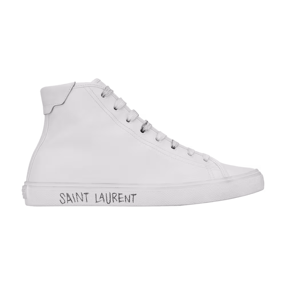 Saint Laurent Malibu Mid Optic White