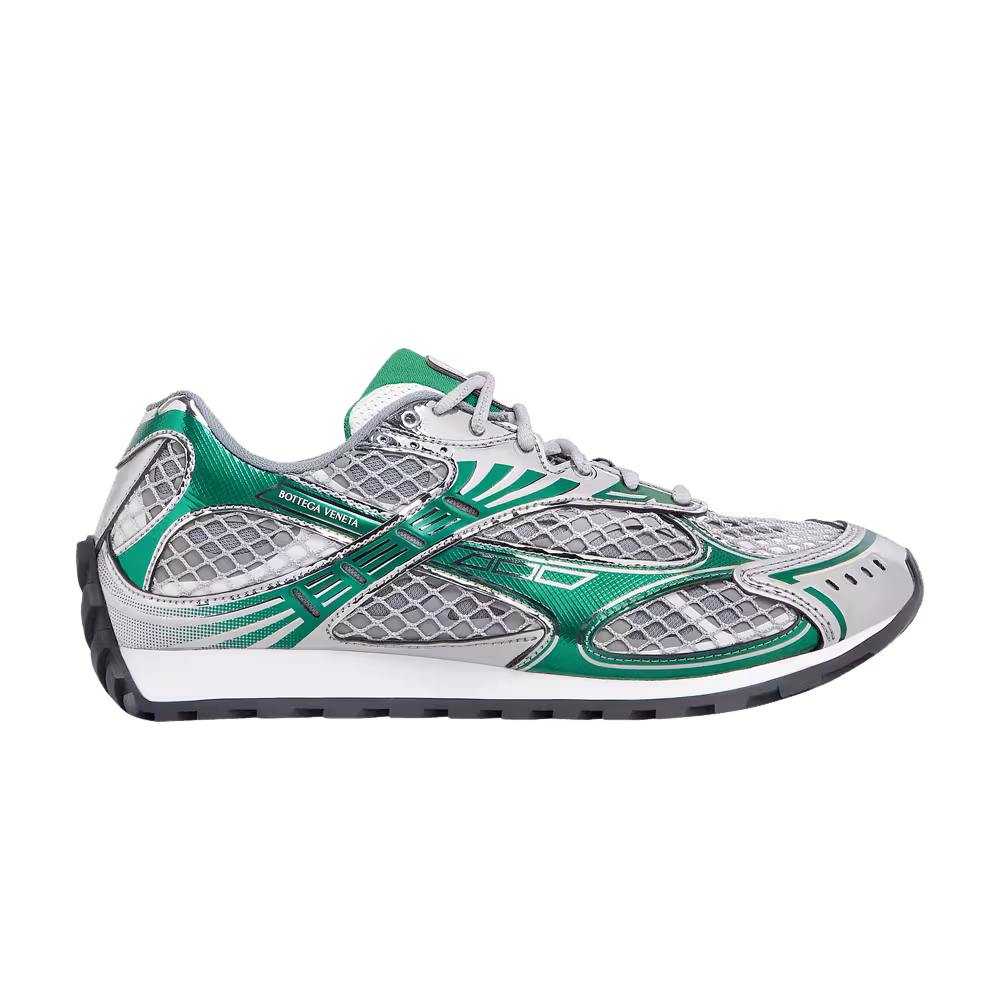 Bottega Veneta Orbit Sneaker Silver Parakeet
