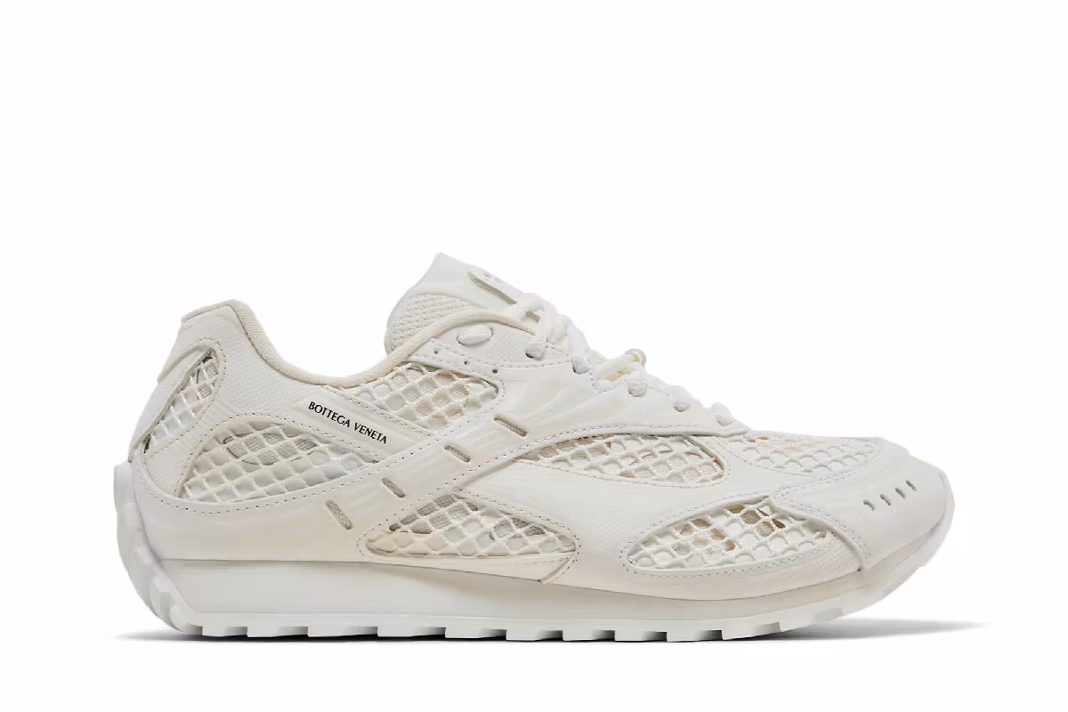 Bottega Veneta Women's Orbit Sneaker White, view 2