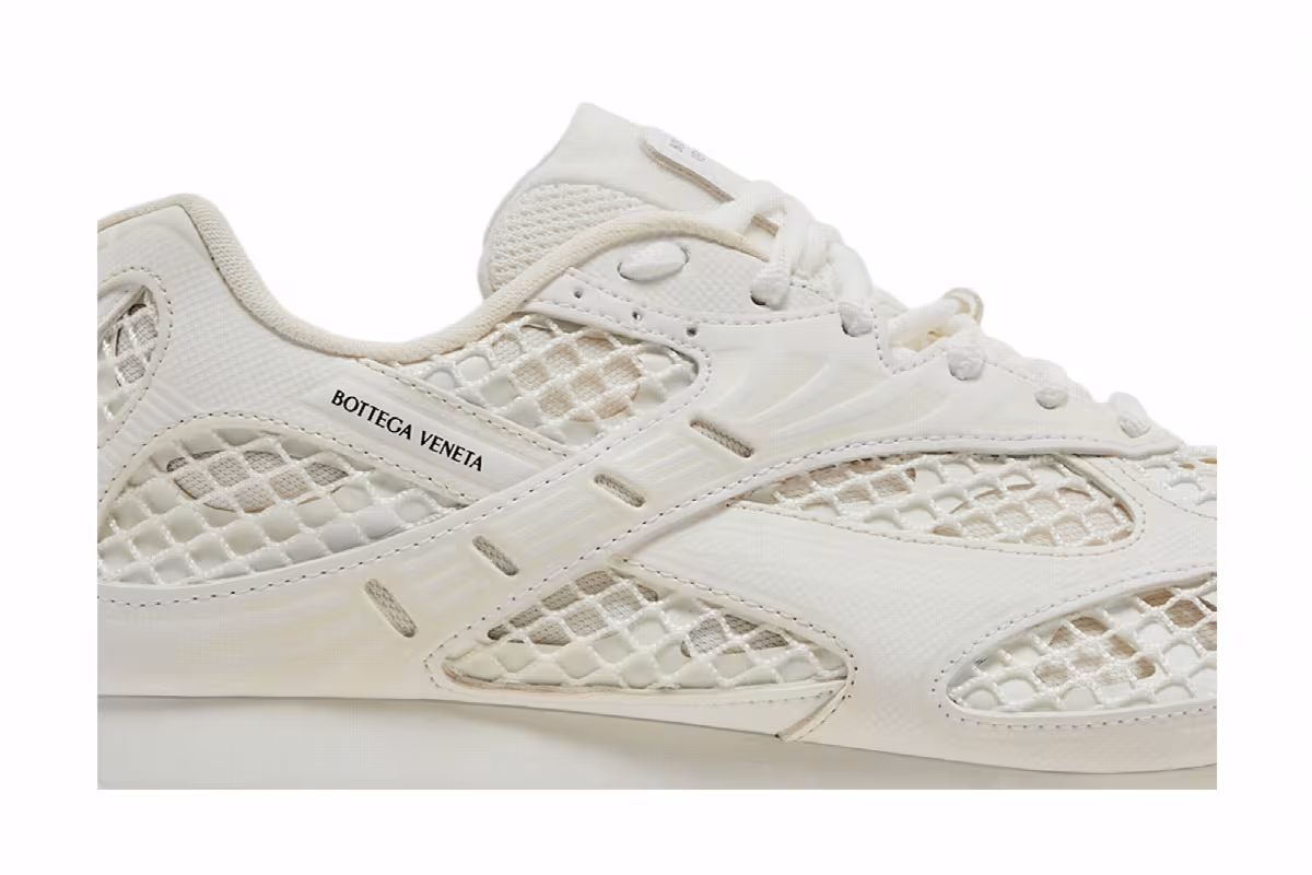 Bottega Veneta Women's Orbit Sneaker White, view 3