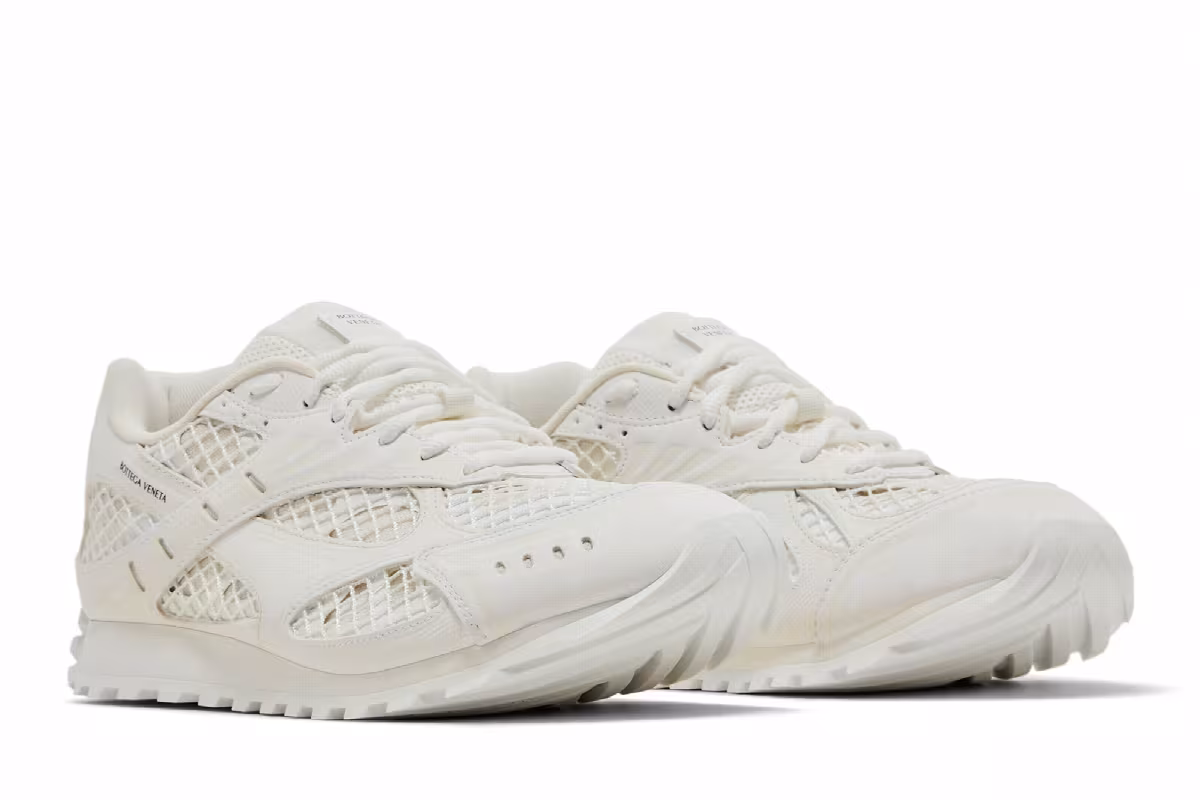 Bottega Veneta Women's Orbit Sneaker White, view 9